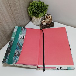 Funda Ajustable Geométrica Verde y Gris