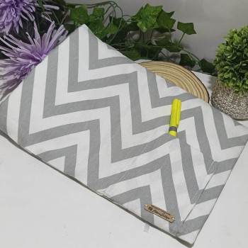 Funda Ajustable Chevron Gris