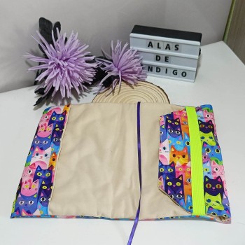 Funda Ajustable – Gatos de colores