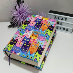 Funda Ajustable – Gatos de colores