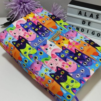 Funda Ajustable – Gatos de colores