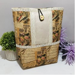 Saco Vintage Partituras (Fuelle)