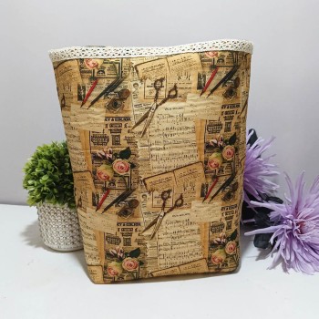 Saco Vintage Partituras (Fuelle)