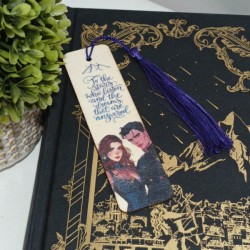 Marcapaginas madera Feyre y Rhysand